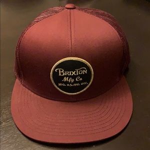 Maroon Brixton Hat